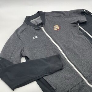 Under Armour Bulldogs Jacket Women Medium Loose Football  Logo Sport Full Zip‎